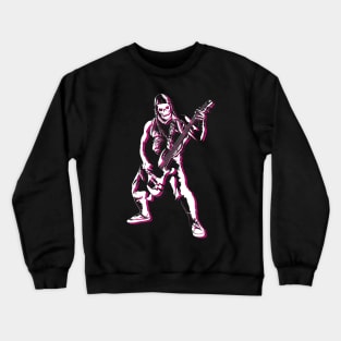 Heavy Metal Bass Player Crewneck Sweatshirt